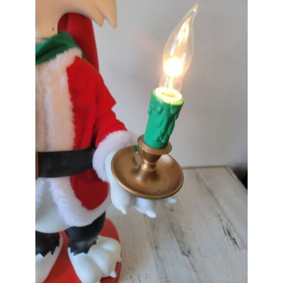 Looney Tunes Sylvester cat animated 1997 motionette Xmas Santa - Picture 6 of 16